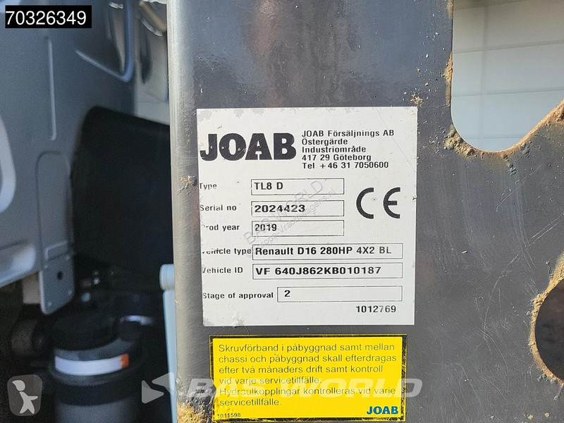 شاحنة Renault D 280 D 4X2 16t Automatic Euro 6