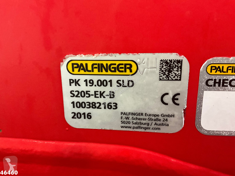 Camion Renault C 460 Euro 6 8x4 Palfinger 19...