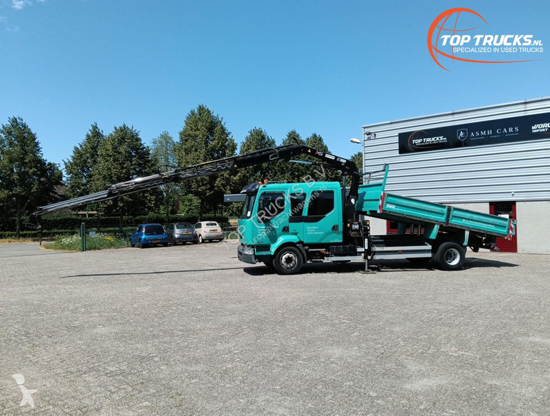 شاحنة Renault 220 DCI Hiab 9TM Kraan, Crane,...