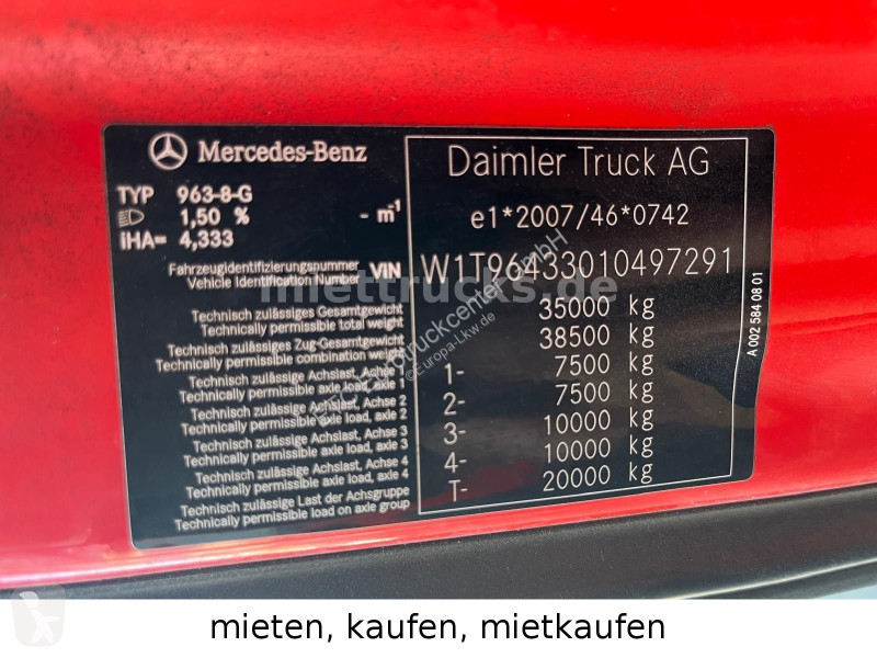 Beton Mercedes B 8x4 Putzmeister 10cbm/big axle
