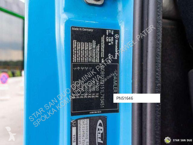 شاحنة Mercedes ACTROS 4155 8x4 Palfinger PK...