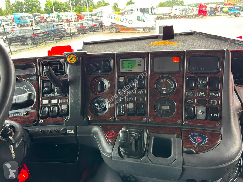 شاحنة Scania P 114 6x2 SWS PF100 / 2x 5 ton+10...