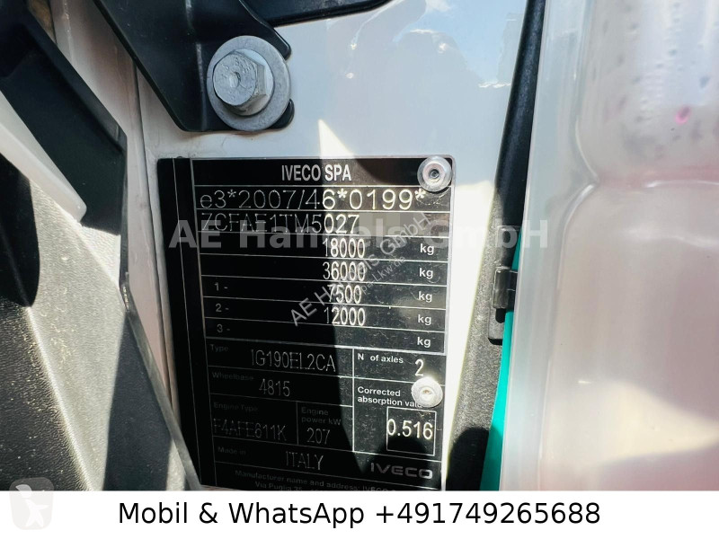 Camion Iveco 180E28 Palfinger AD BL *Retarder/ACC