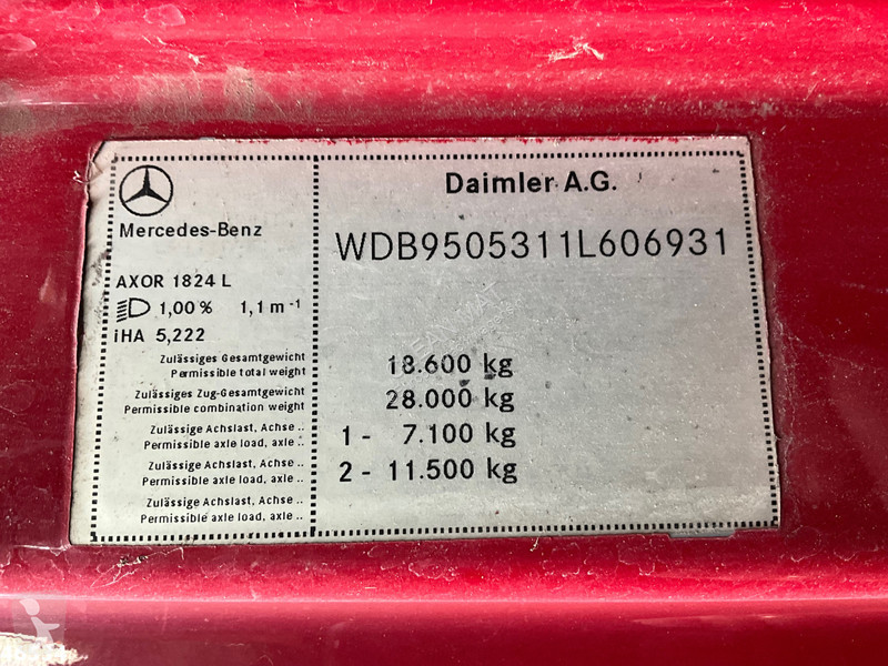 Camión Mercedes 1824 Hyvalift 14 Ton...
