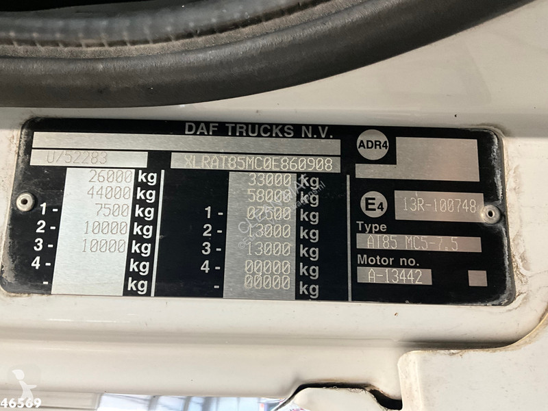 Camión DAF 85 CF 360 6x4 Manual VDL 20 Ton...