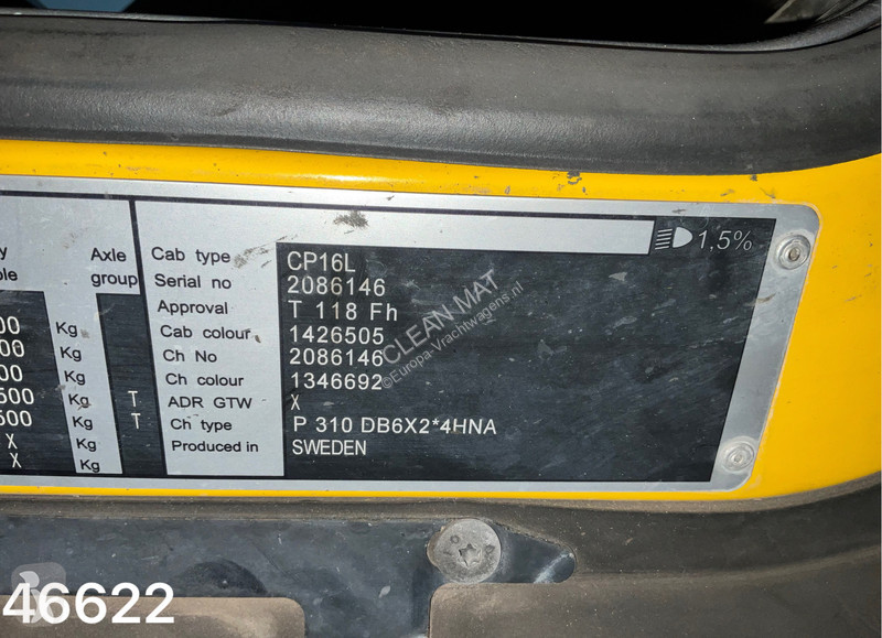 Camion Scania 310 Chassis cabine Retarder with...