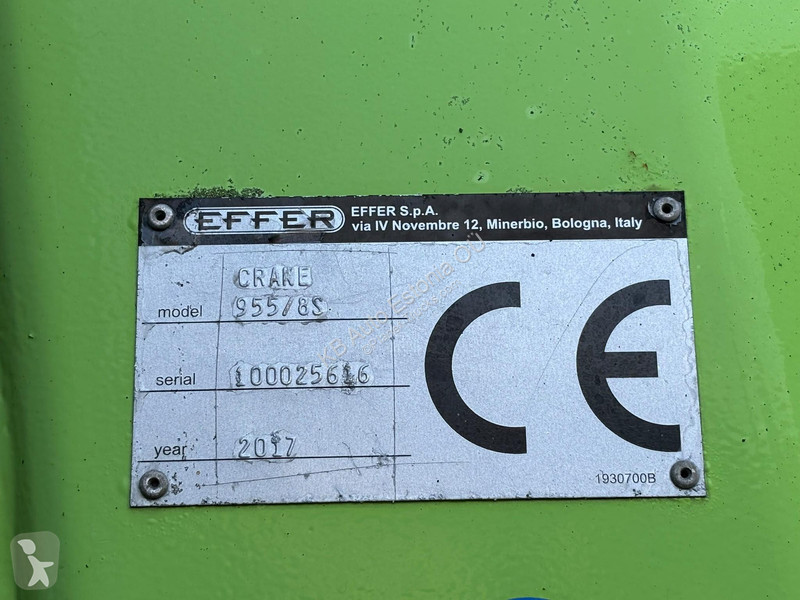 Camión Volvo 540 8x4/4 + Effer 955 8S 2017...
