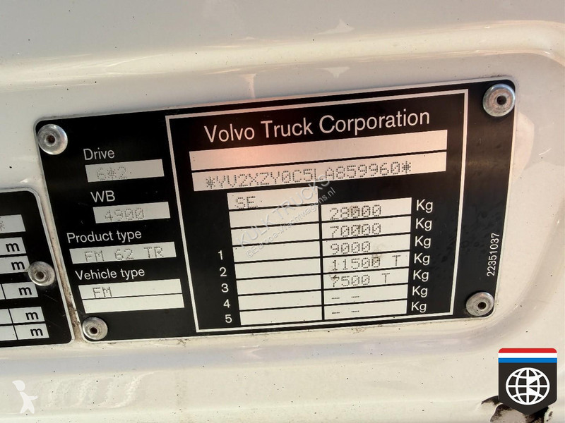 Vrachtwagen Volvo 460 Sleeping cab Storage box...