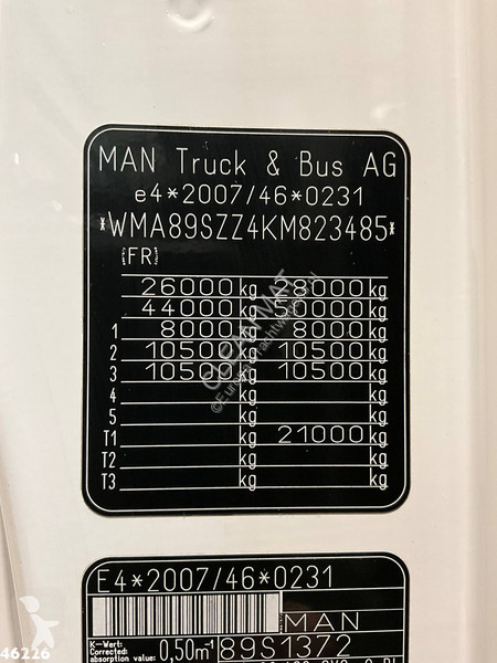 Kamion MAN 28.460 Euro 6 Marrel 20 Ton...