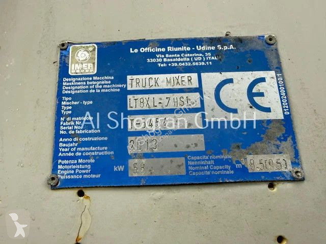 Бетоновоз Mercedes 3240 8x4/Betonmischer 8...