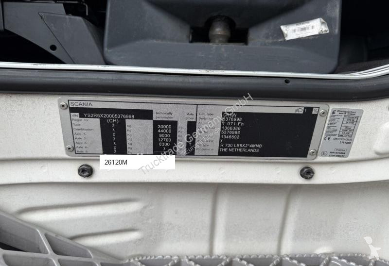 Scania R730LB 6x2*4 Retarder / Swiss-Vehicle truck