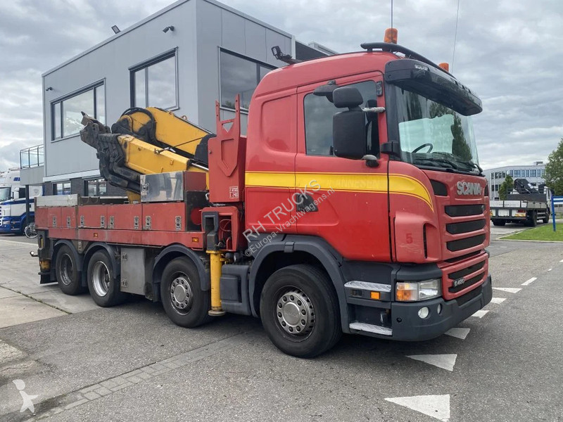 Kamion Scania 480 8X4 + EFFER 1250 6S + REMOTE...
