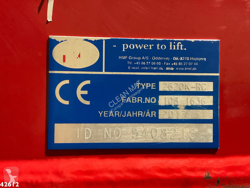 Camion MAN TGS 8x2 Euro 6 HMF 26 Tonmeter...