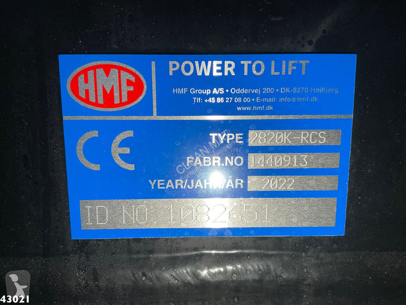 Camion DAF FAQ  430 HMF 28 Tonmeter laadkraan