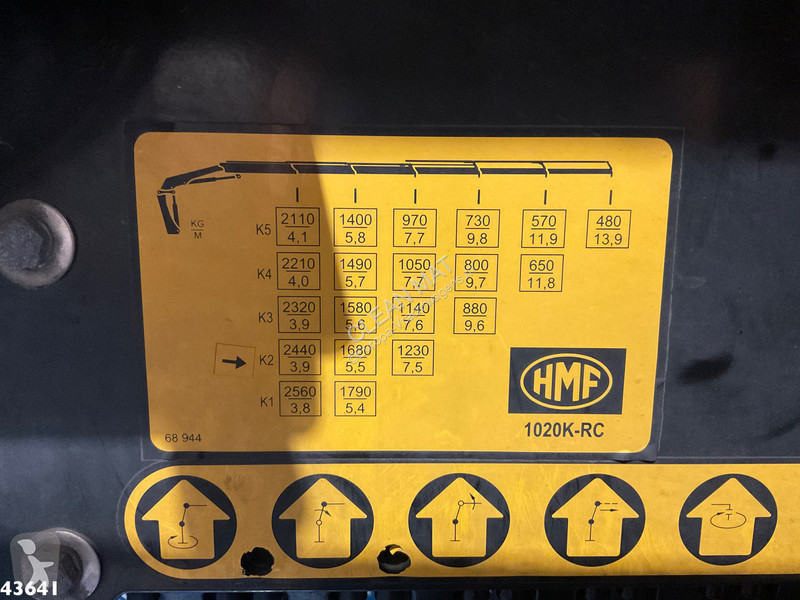 Kamion Renault D 240 Euro 6 HMF 10 Tonmeter...