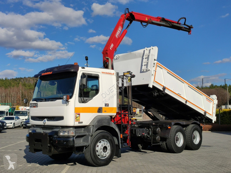 Kamion Renault 26.370 6x4 Mocny HDS FASSI F110