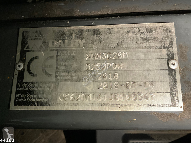 Kamion Renault D-WIDE Euro 6 20 Ton haakarmsysteem