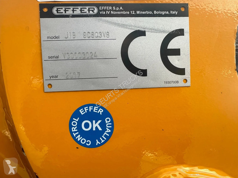 Kamion Scania G450 8X4 + EFFER 1255/8S + JIB 6S...