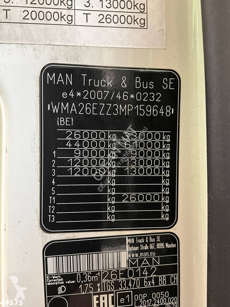 Kamion MAN 33.470 6x4 Euro 6 Full Steel AJK 20...