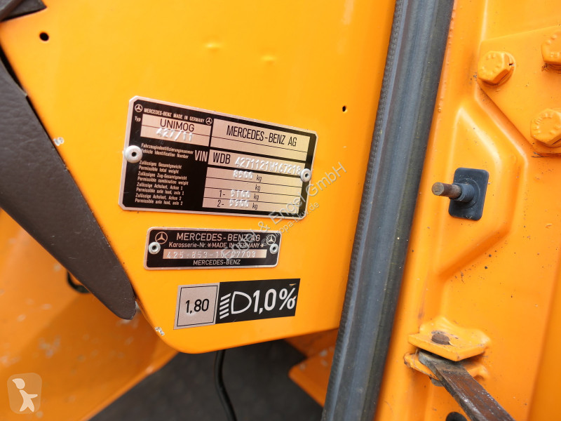 Camion Unimog U1450 Palfinger PK 105B AHK...