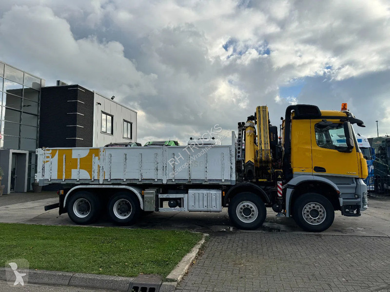 Kamion Mercedes 4448 8X4 + EURO 6 + FASSI F315...