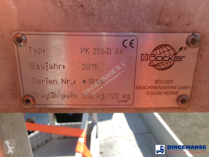 Kamion Mercedes 816 4x2 Bocker AK 32/1500 SPS...