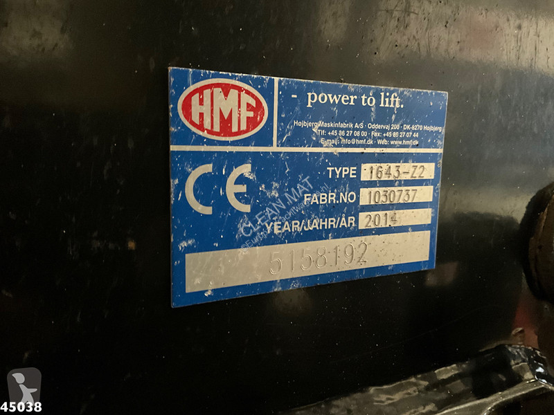 Camión MAN 35.400 8x4 Euro 6 HMF 16 Tonmeter...