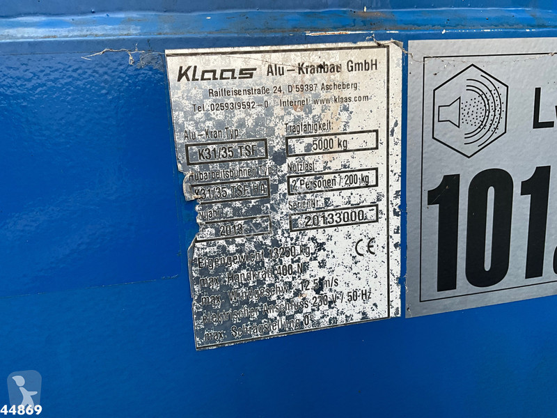 Camion MAN TGM 15.290 Klaas 35 meter Dachdecker...