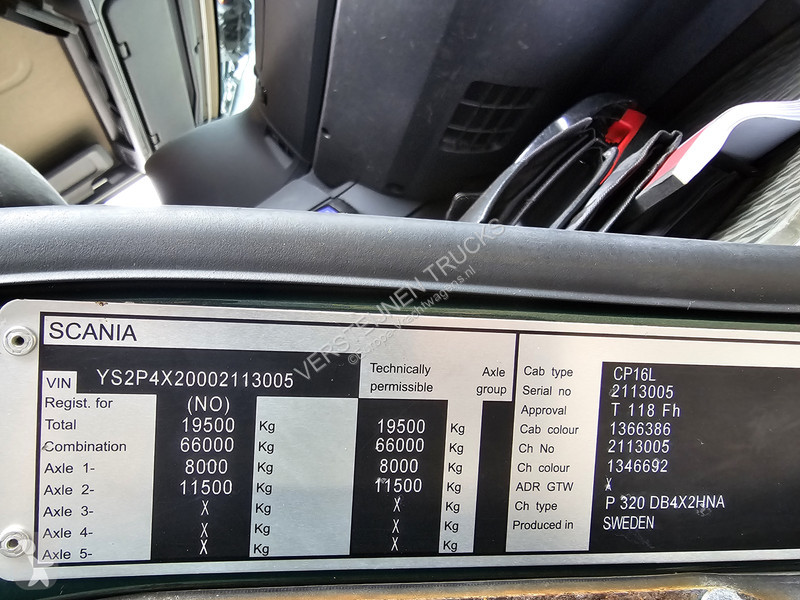 Camion Scania P320 4x2 / PALFINGER PK 02 CRANE...