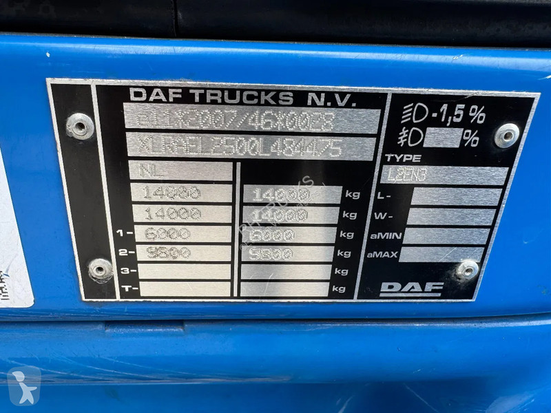Kamion DAF 180 4X2 - EURO 6 + DHOLLANDIA LIFT +...