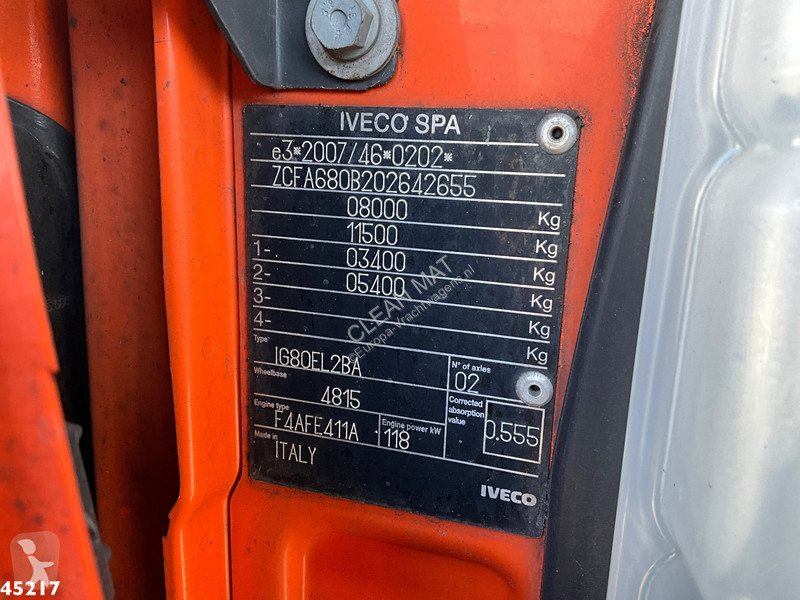 Kamion Iveco ML80EL16 Euro 6 DHollandia laadklep