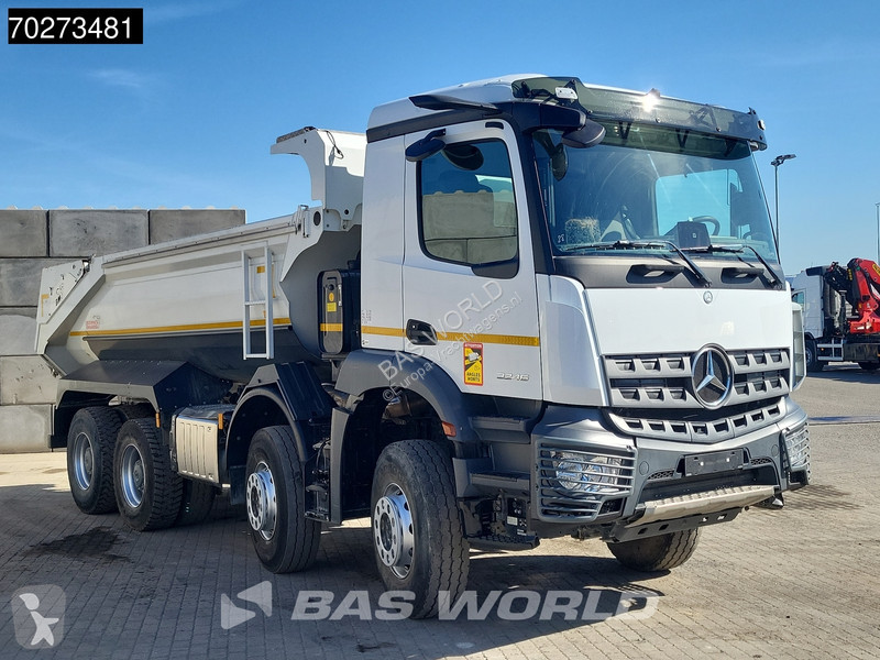 شاحنة Mercedes 3246 8X4 16m3 Bennes Marrel...