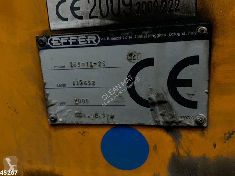 Kamion DAF FAS 85  410 Effer 16 Tonmeter laadkraan