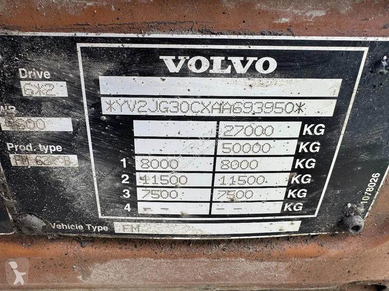 Kamion Volvo 500 6X2 EURO 5 HIAB 211 EP5 +...