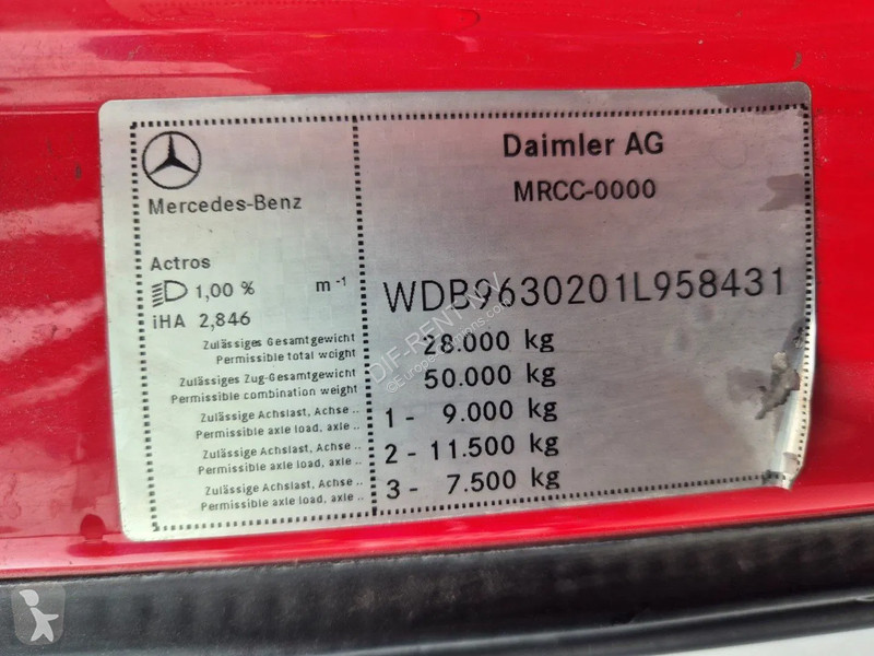 Vrachtwagen Mercedes ANTOS 2843