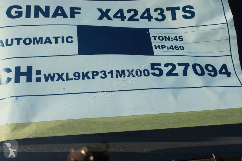 Kamion Ginaf X 4243 TS 460 + 30TON SYSTEM
