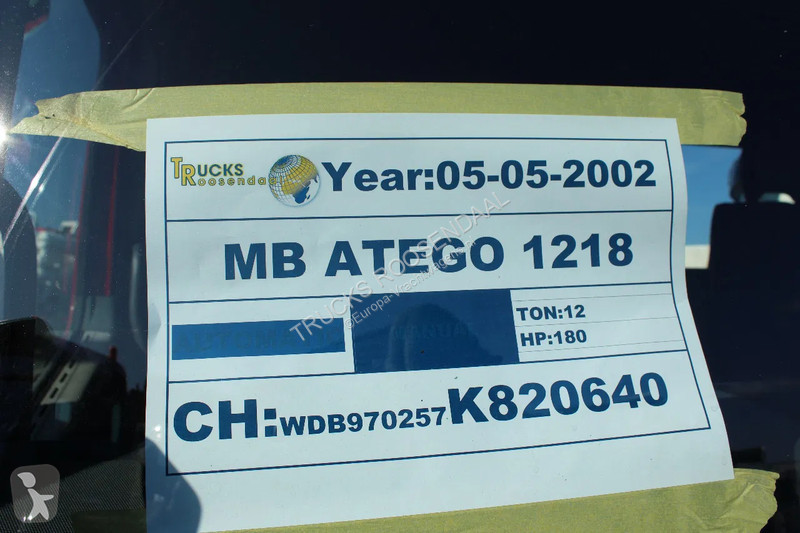 Kamion Mercedes reserved!! 1218 + HYVALIFT +...