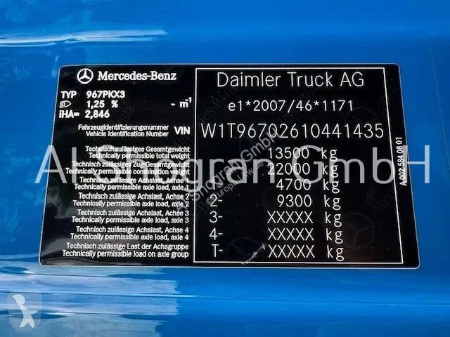 Kamion Mercedes 1318 Schaltung/Klima/Euro 6/1218