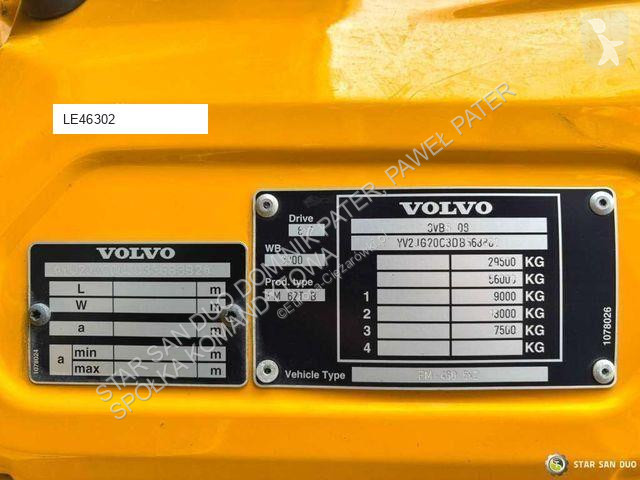 Kamion Volvo FM 460 6x4x4 HMF 3220 Crane HDS