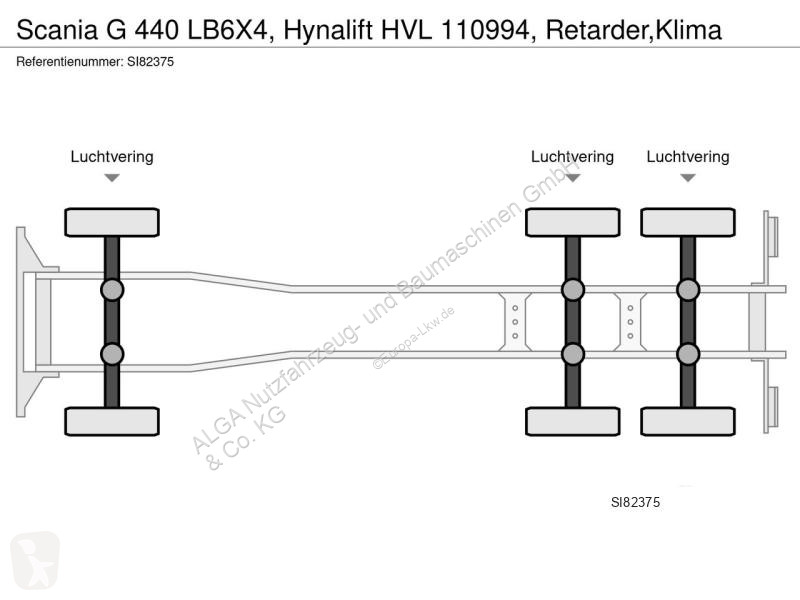 Camion Scania G 440 LB6X4, Hynalift HVL 110994,...
