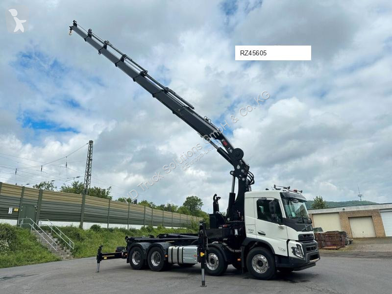 Camion Volvo FMX 500 8x4 Abrollkipper + Kran...