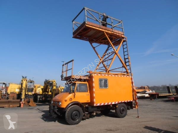 شاحنة Unimog PODNOŚNIK KZW MPK POGOTOWIE SIECIOWE