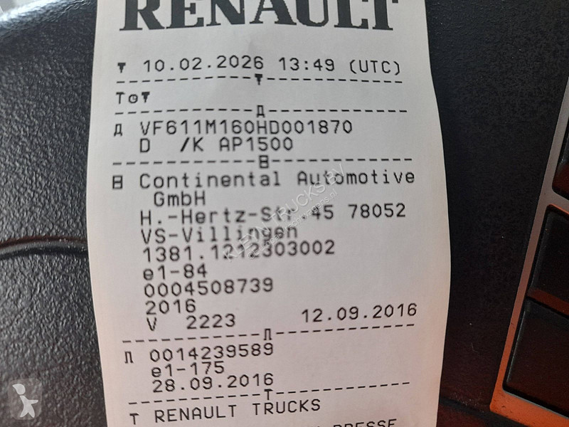 شاحنة Renault T 460 6X2 STEER COMBI