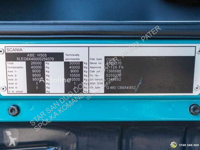 شاحنة Scania PK 34002 SH