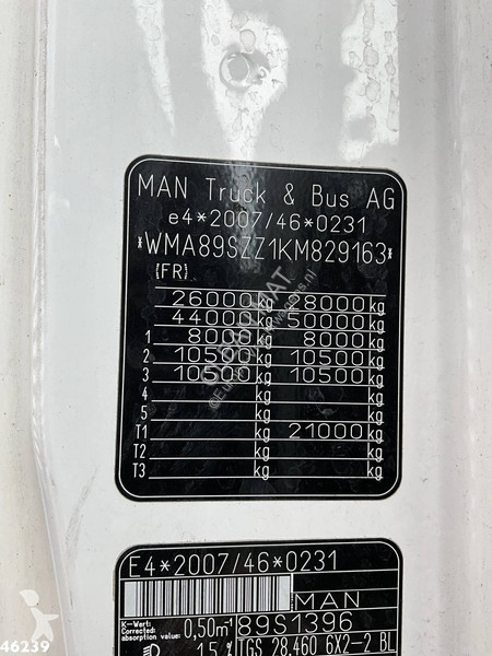 شاحنة MAN 28.460 Euro 6 Marrel 20 Ton...