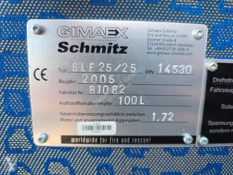شاحنة MAN LE Feuerwehr Löschfahrzeug SLF 25/25