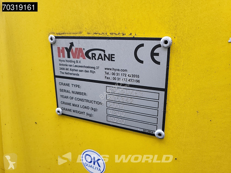شاحنة DAF 250 4X2 HYVA HB150XE3 Crane Kran...