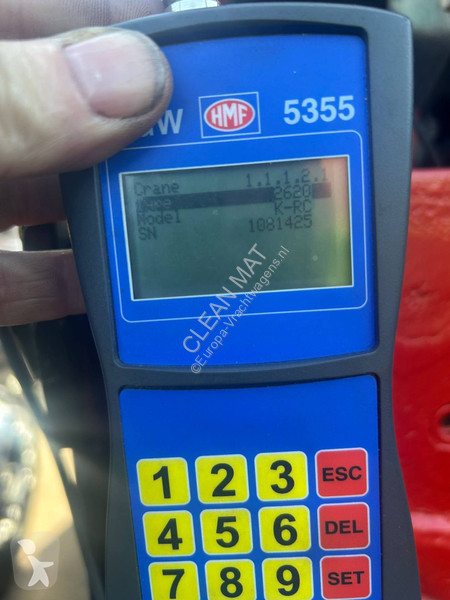 Camion Mercedes 3251 8x4 Euro 6 HMF 26 Tonmeter...