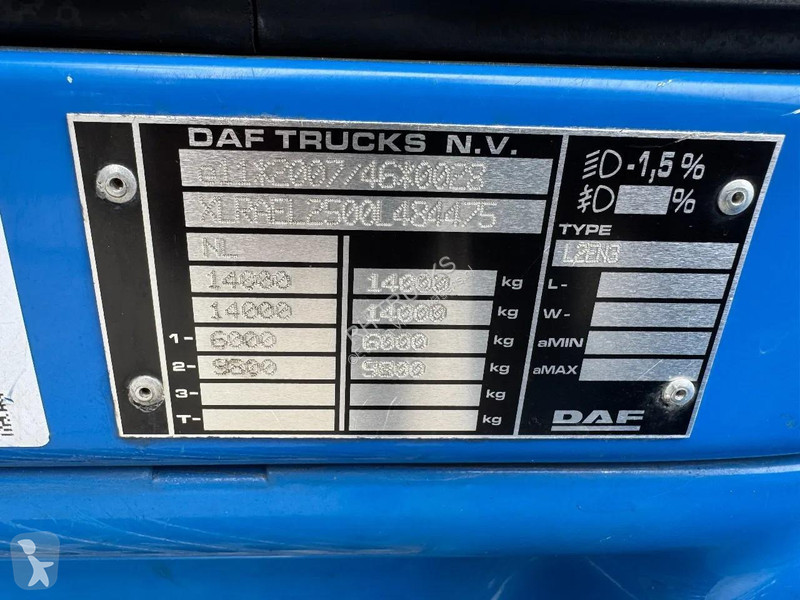 شاحنة DAF 180 4X2 - EURO 6 + DHOLLANDIA LIFT