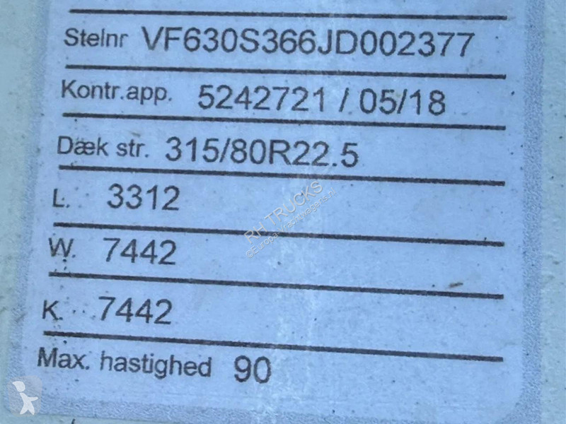 Betonárske zariadenie Renault C480 8X4 BELT +...